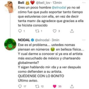 Captura De Pantalla 2022 02 14 165045 &Quot;Decepción La Que Me Llevé Yo&Quot;: Nodal Elimina Mensajes Tras Ruptura Con Belinda - 2026 - El Botón