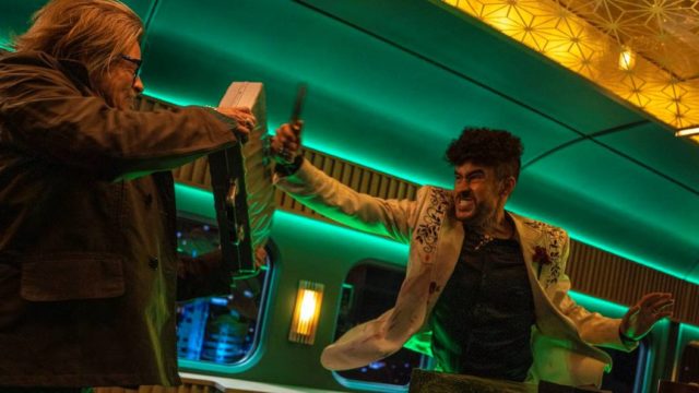 Brad Pitt Bad Bunny 640X360 1 Brad Pitt Y Bad Bunny Intercambian Golpes En El Tráiler De 'Bullet Train' - 2026 - El Botón