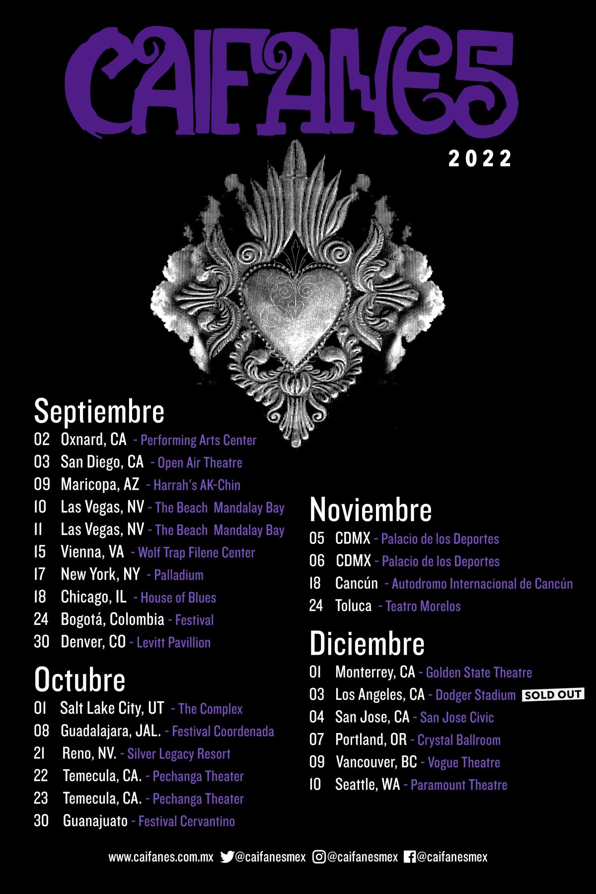 Tour2022 0812B E1665675054151 Caifanes Está De Gira Y Prepara Nueva Música Para Lanzar Este Año - 2026 - El Botón