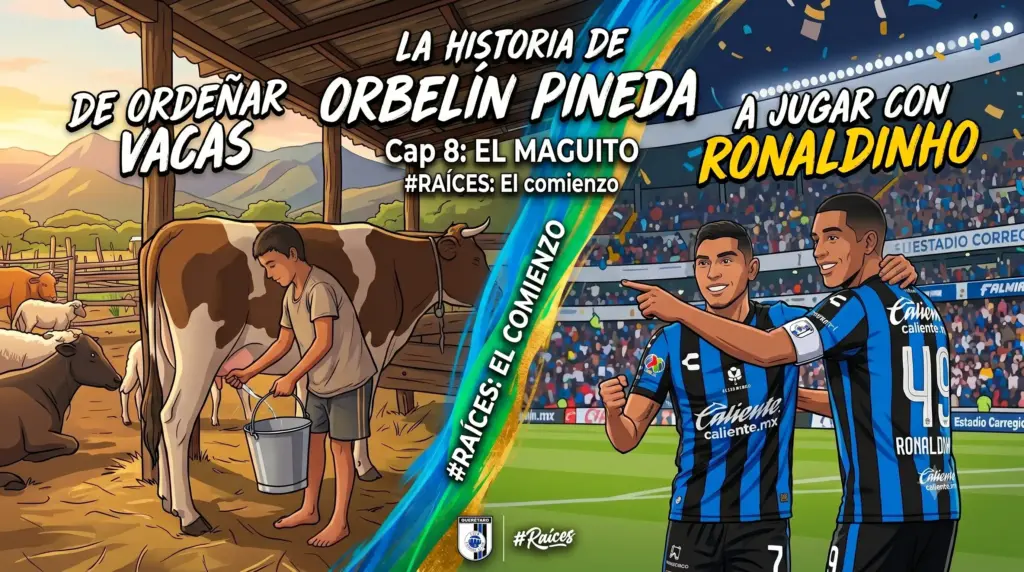 De Ordeñar Vacas A Jugar Con Ronaldinho La Historia De Orbelín Pineda #Raíces El Comienzo,